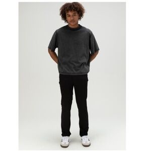 RSQ Jeans Unisex Black Seattle Skinny Tapered Jeans 29 x 30
